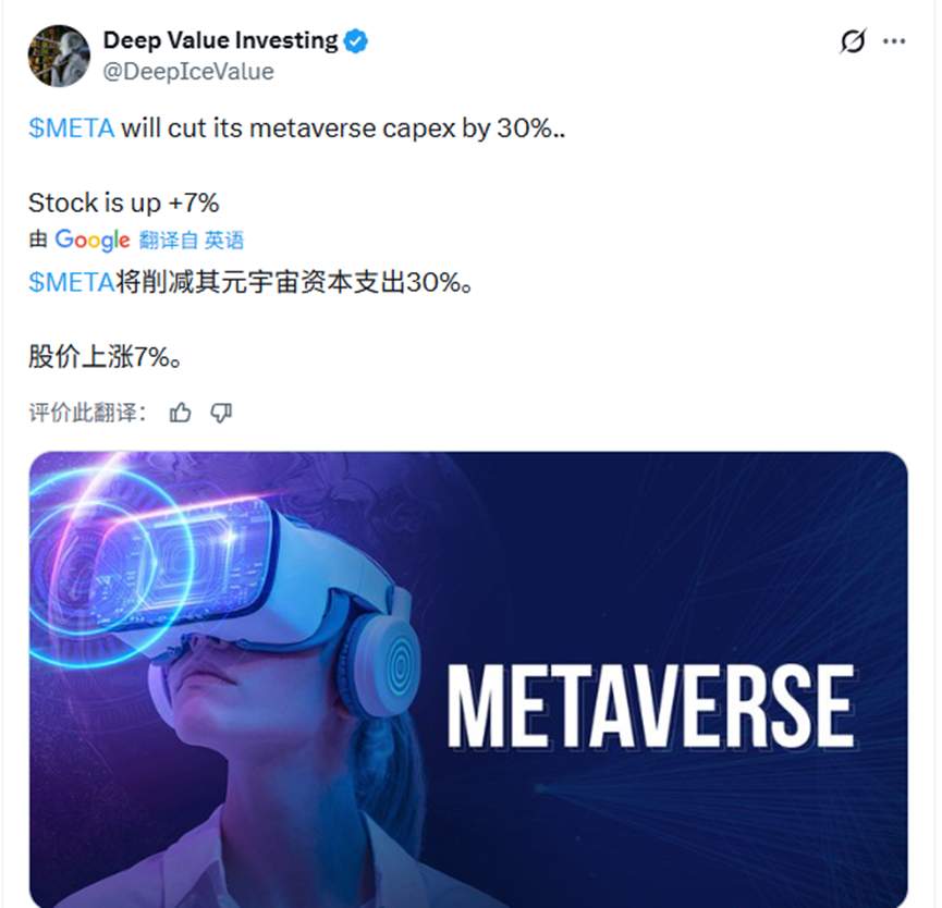 Meta战略转向：砍元宇宙，聚焦AI硬件与设计