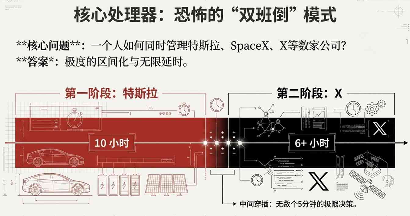 马斯克极限作息揭秘：双班倒如何颠覆企业家生活方式
