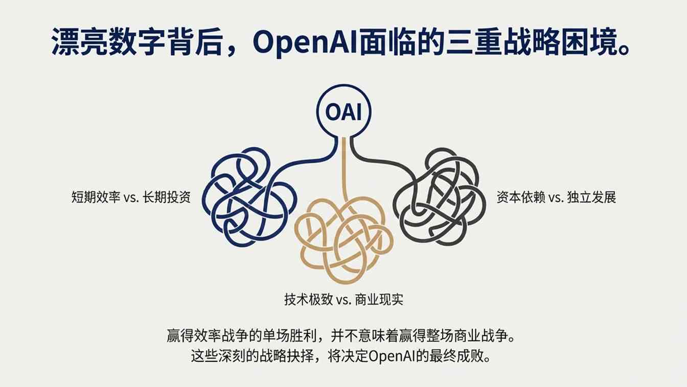 OpenAI效率突破70% 商业化困局仍未解