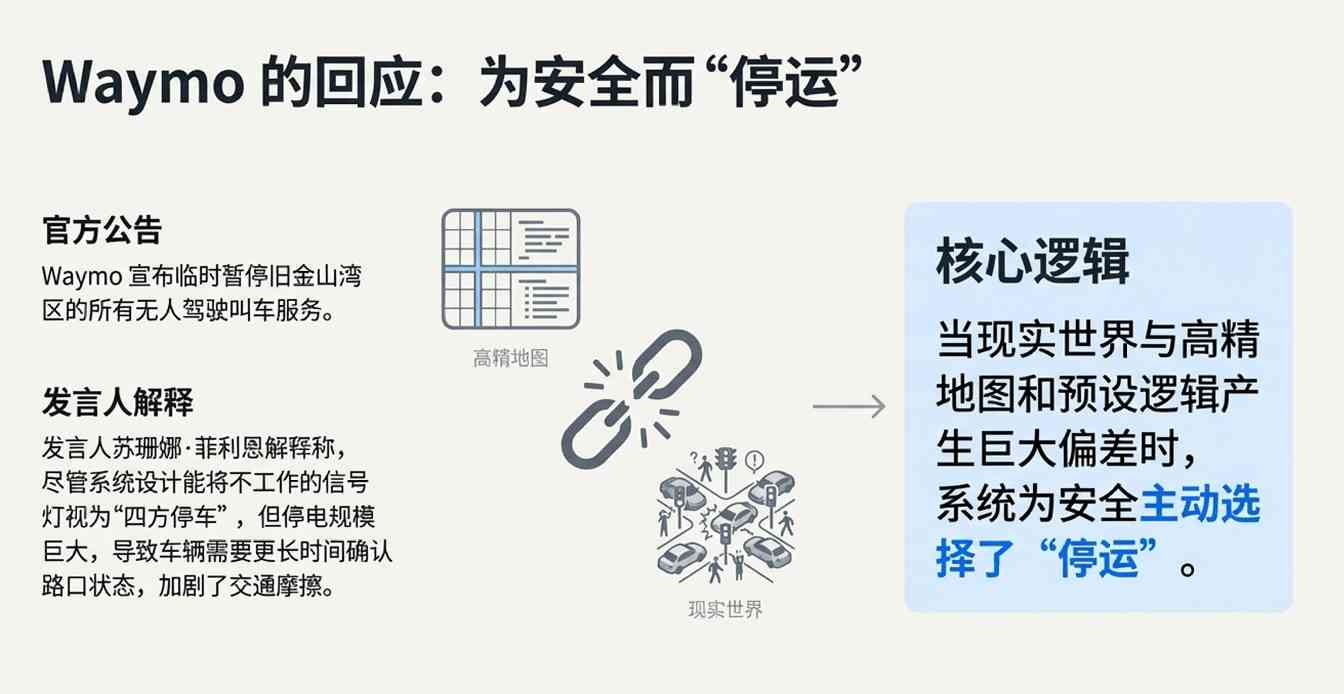 Waymo自动驾驶瘫痪引技术路线争议，特斯拉纯视觉未受影响