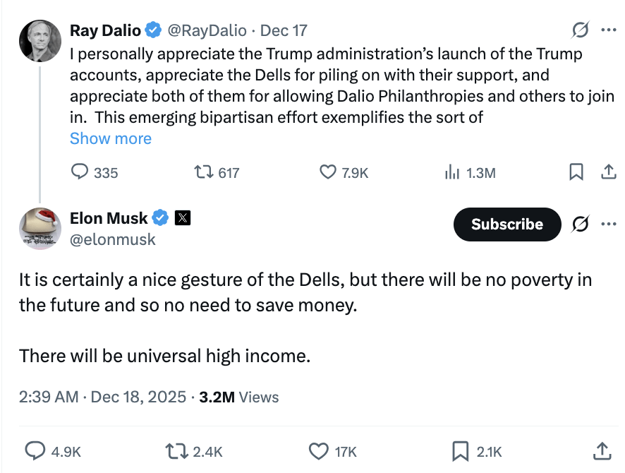 马斯克预言AI助力美国经济三位数增长