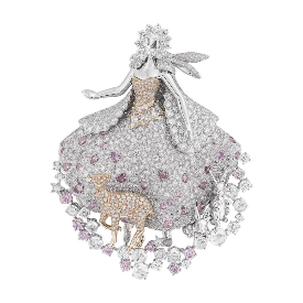 天然钻石艺术表现：童话灵感与创意融合