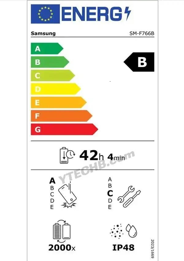 强势通过欧盟能效测试 三星Galaxy Z Flip7|Z Flip7 FE耐用性太出色