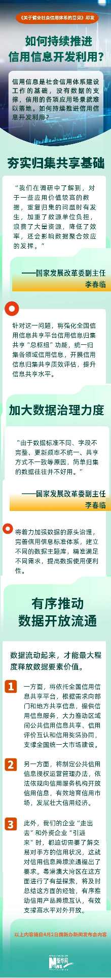 健全社会信用体系，这场发布会给你划重点
