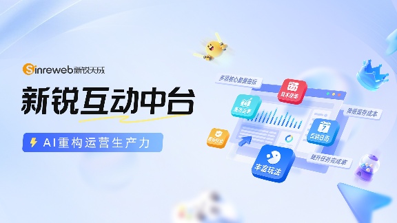 新锐天成发布“新锐互动中台”产品，AI赋能企业营销生产力升级
