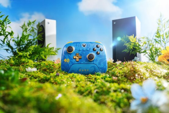 Xbox无线授权，八位堂×Rare 40周年纪念版手柄上市