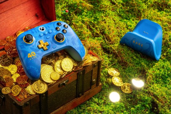 Xbox无线授权，八位堂×Rare 40周年纪念版手柄上市