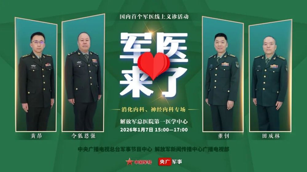 军医线上义诊活动第十一场 消化神经内科专家解答