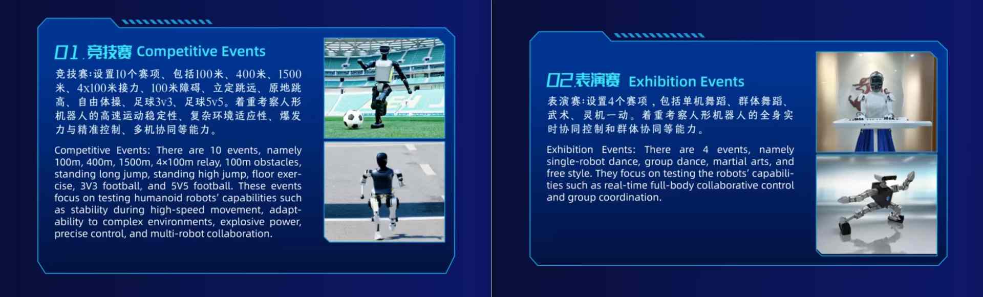 全球首个世界人形机器人运动会开赛 26项机器人竞技项目亮相