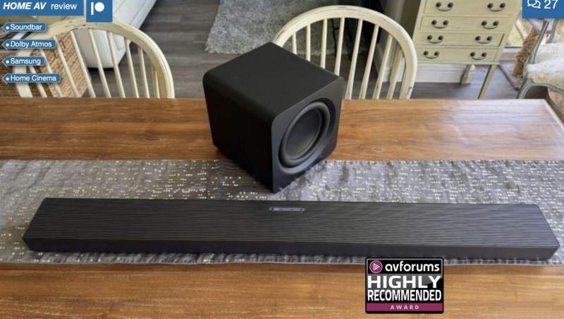 三星条形音响技术解析：三维声场构建家庭影院生态