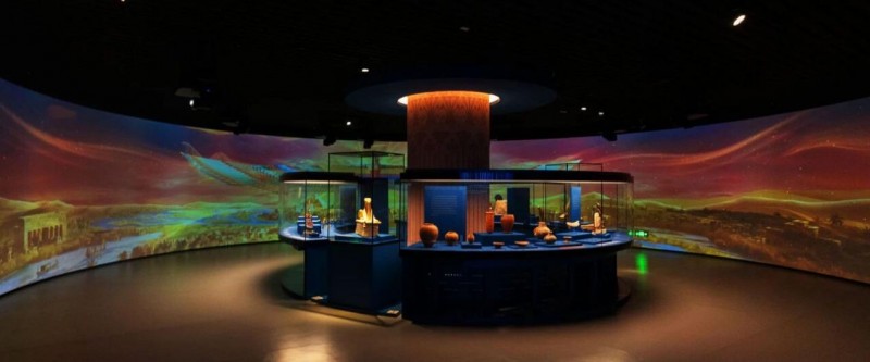 古埃及文明大展刷新世界纪录 投影科技助力文博数字化创新