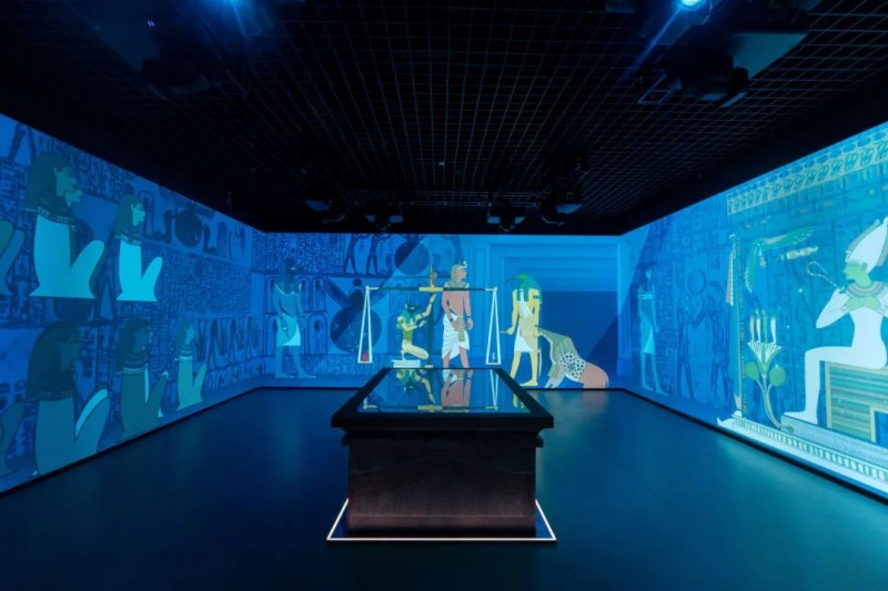 古埃及文明大展刷新世界纪录 投影科技助力文博数字化创新