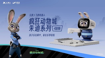 商汤元萝卜推出迪士尼朱迪系列下棋机器人，四棋一编程助力儿童成长