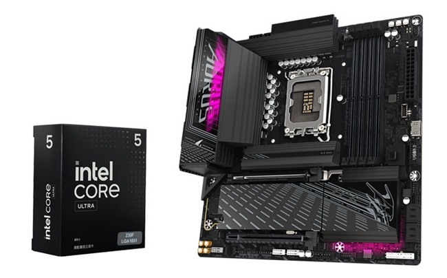 英特尔酷睿Ultra 5 230F配技嘉B860M主板，学生装机性价比首选