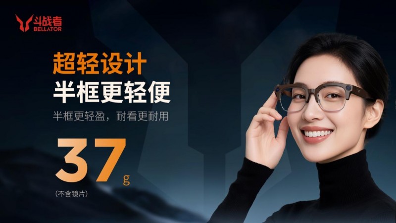 解放双手，智享轻盈：斗战者G1半框AI眼镜携新风来袭