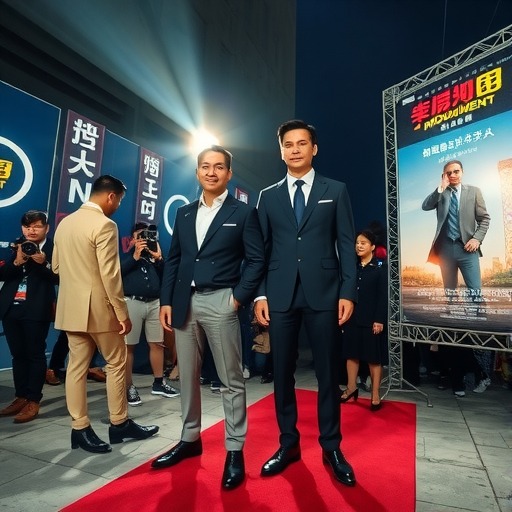 甄子丹吴镇宇“一武一文”搭档亮相《误判》武汉路演