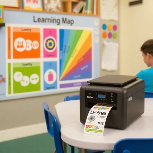 Brother PT-P900标签机为新学期绘制学习地图