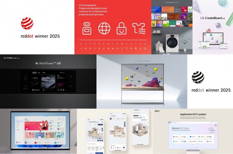 LG电子荣获百项顶尖设计大奖，以卓越设计展现品质生活新内涵