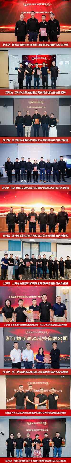 华为坤灵分销伙伴“百&万计划”全面启航，首批10家分销钻石伙伴获得授牌