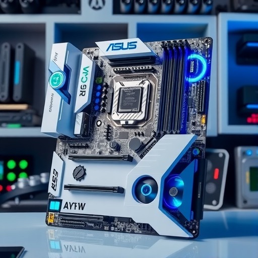 白色超频利器 华硕B850M AYW OC WIFI7 W主板预约！