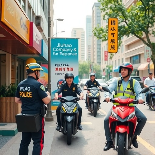 花都区骑手安全公益行动深化出行防护