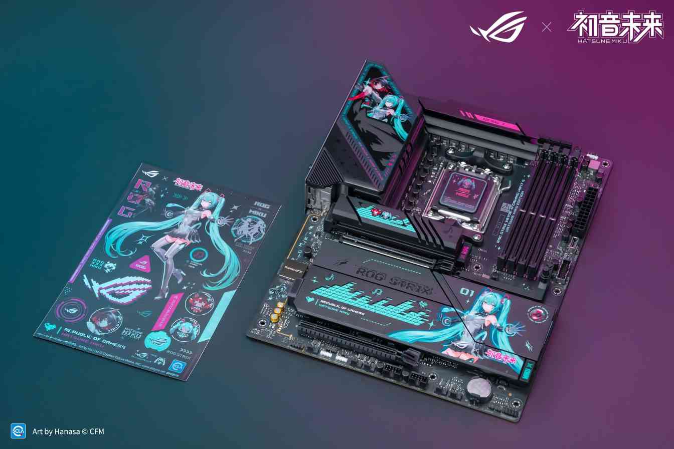 ROG X870E RO姬×初音未来主板：次元美学与性能革新