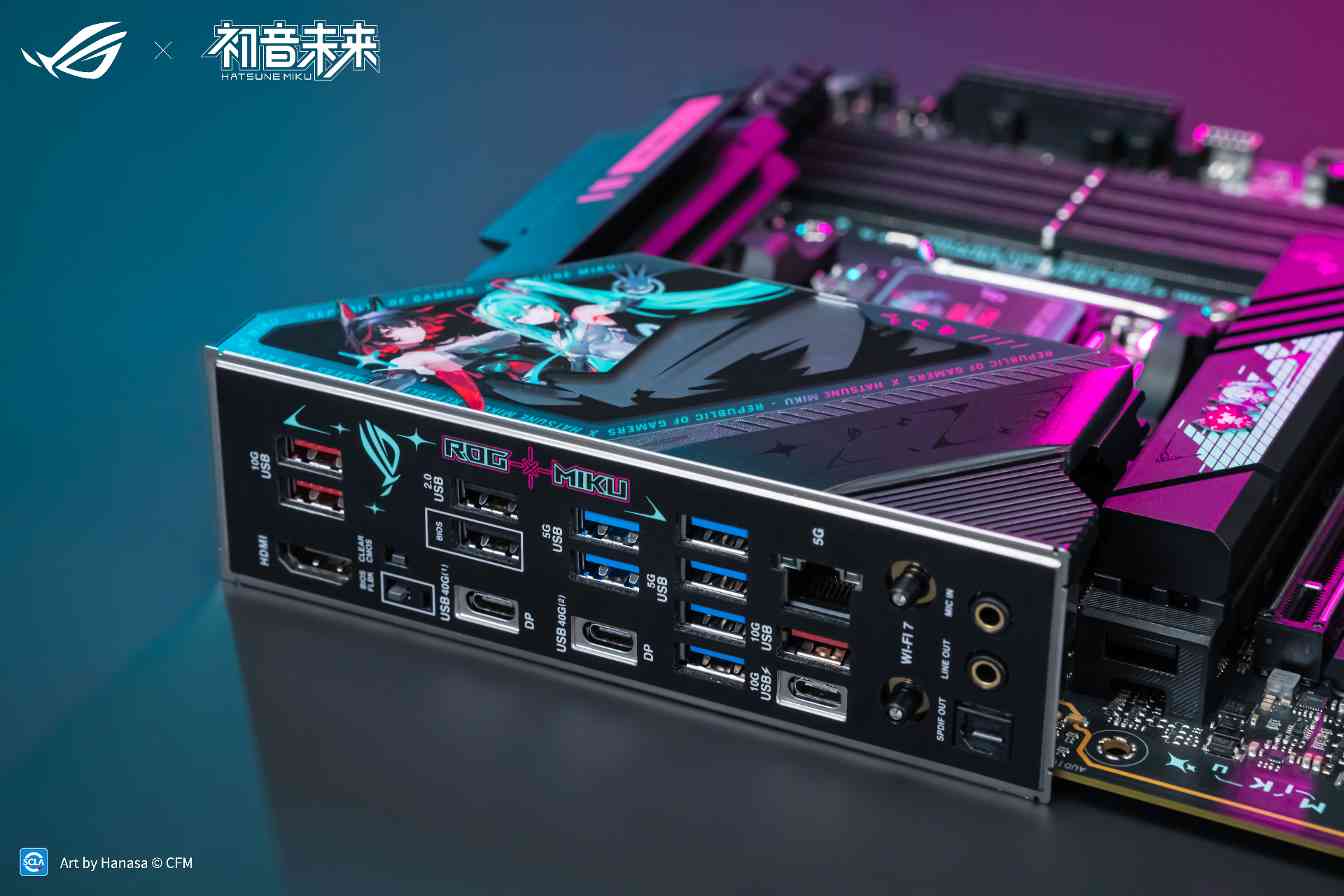 ROG X870E RO姬×初音未来主板：次元美学与性能革新