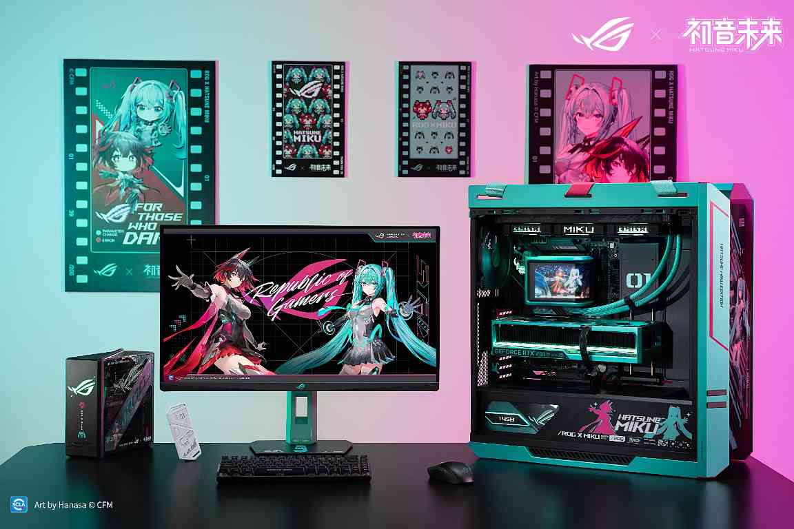 ROG X870E RO姬×初音未来主板：次元美学与性能革新