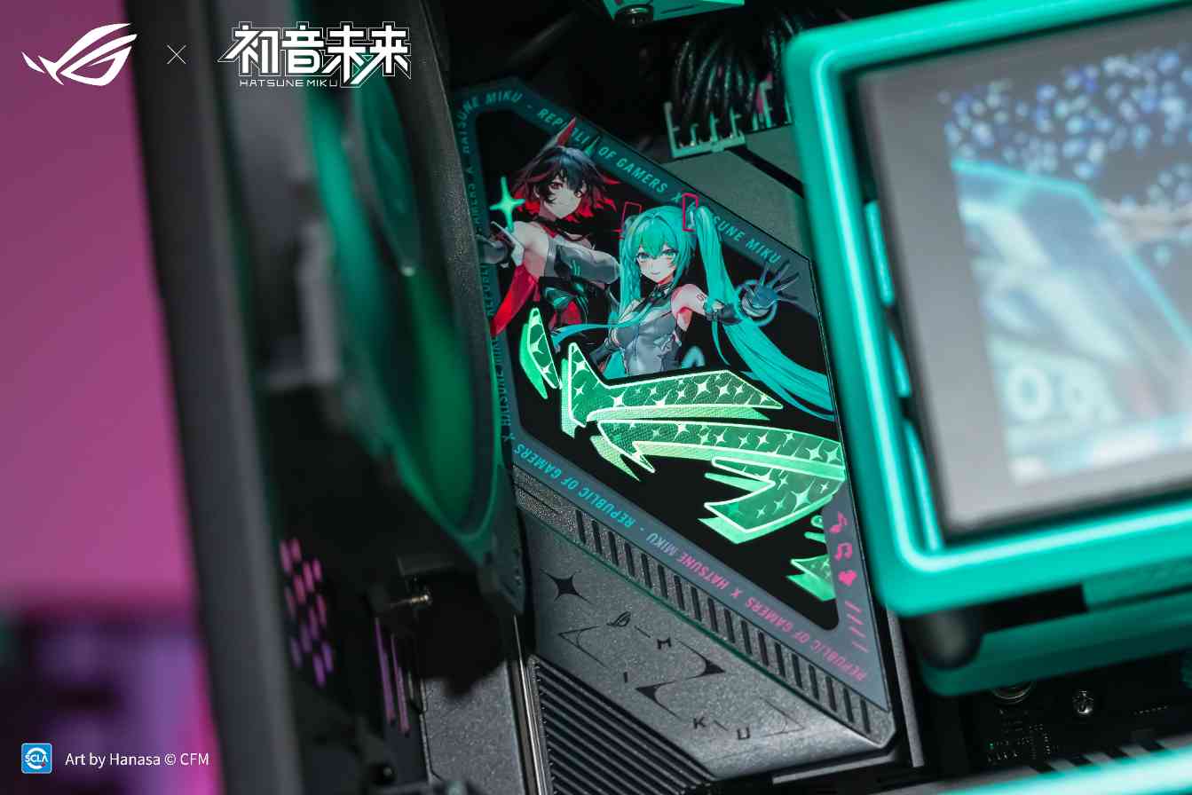 冲破次元壁 华硕X870E RO姬×初音未来版主板火热预约中