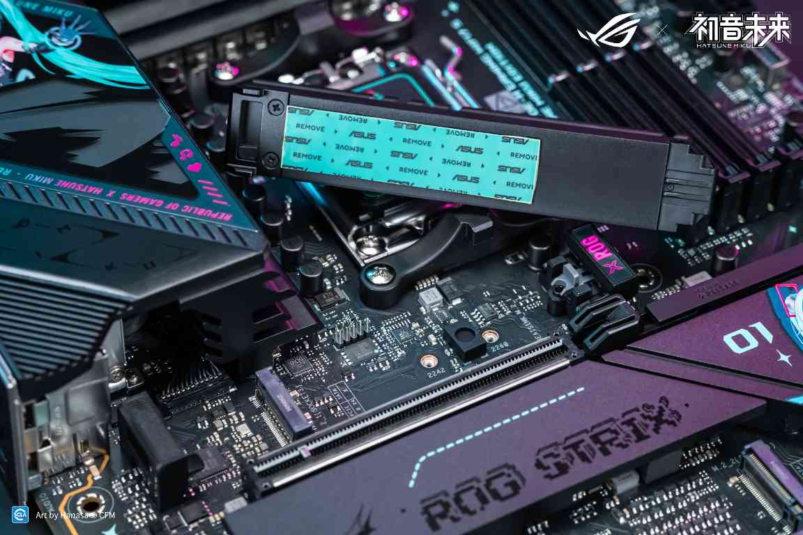 冲破次元壁 华硕X870E RO姬×初音未来版主板火热预约中