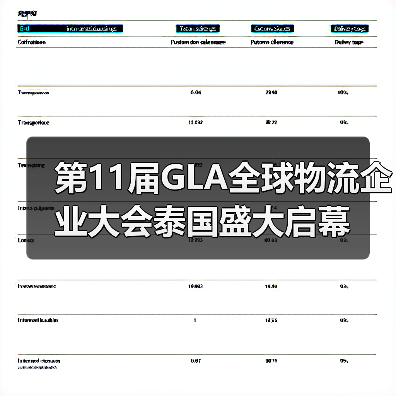 第十一届GLA全球物流企业大会聚焦创新与可持续发展 第十一届GLA全球物流企业大会聚焦创新与可持续发展