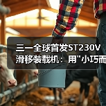 三一全球首发ST230V滑移装载机：用"小巧而强大"重新定义欧洲和北美工程效率标准