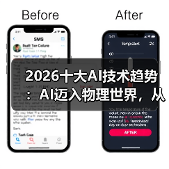 2026十大AI技术趋势 ：AI迈入物理世界，从预测词汇走向预测世界状态