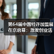 第64届中国特许加盟展在京启幕：激发创业活力，共绘消费提质新图景