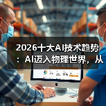 AI迈入物理世界,2026十大技术趋势引领变革 AI迈入物理世界,2026十大技术趋势引领变革