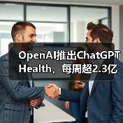 OpenAI推出ChatGPT Health,每周超2.3亿人咨询健康问题 OpenAI推出ChatGPT Health,每周超2.3亿人咨询健康问题