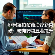 卵巢癌铂耐药治疗新突破：靶向药物显著提升生存期