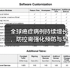 全球癌症病例持续增长,防控需强化预防与早诊 全球癌症病例持续增长,防控需强化预防与早诊