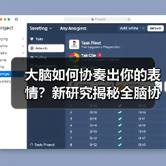 大脑如何协奏出你的表情？新研究揭秘全脑协作机制