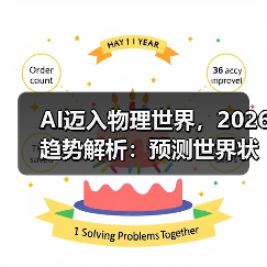 AI迈入物理世界,2026趋势解析:预测世界状态如何重塑未来 AI迈入物理世界,2026趋势解析:预测世界状态如何重塑未来