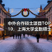 中外合作硕士项目TOP10，上海大学金融硕士为何入选？