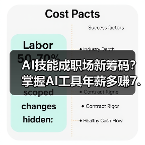 AI技能成职场新筹码?掌握AI工具年薪多赚7.8万 AI技能成职场新筹码?掌握AI工具年薪多赚7.8万