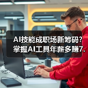 AI技能成职场新筹码?掌握AI工具年薪多赚7.8万 AI技能成职场新筹码?掌握AI工具年薪多赚7.8万