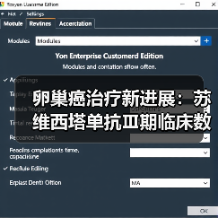 卵巢癌治疗新进展：苏维西塔单抗Ⅲ期临床数据公布