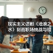现实主义话剧《沧浪之水》刻画职场挑战与理想矛盾
